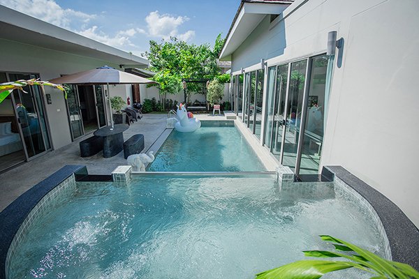 Three-bedroom villa